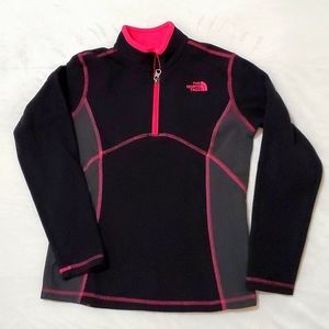 Girls The North Face fleece 1/4 zip